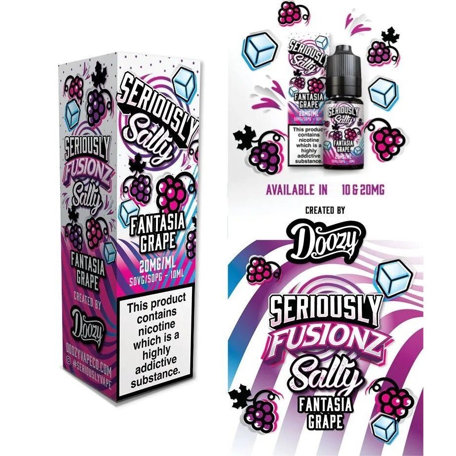 Doozy Fusionz Nic Salt | £1 - Avalanche Vapes Fantasia Grape20mg