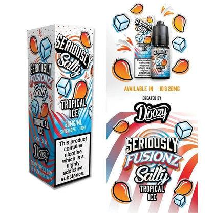 Doozy Fusionz Nic Salt | £1 - Avalanche Vapes Tropical Ice10mg