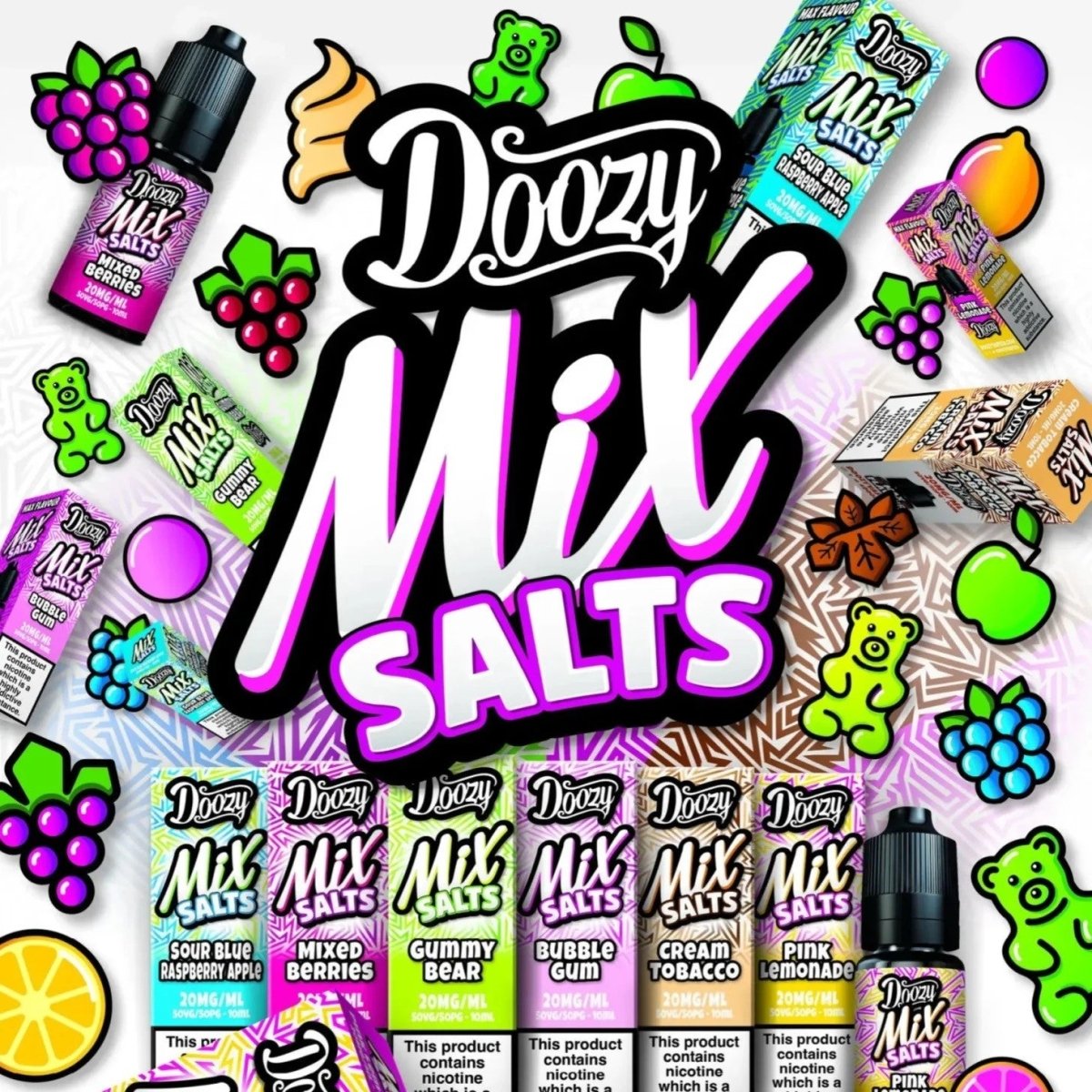 Doozy Mix Nic Salt | £1 - Avalanche VapesGummy Bear20mg