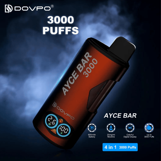 Dovpo Ayce Bar 3000 Prefilled Kit | £7.99 - Avalanche Vapes Berry BarKIT
