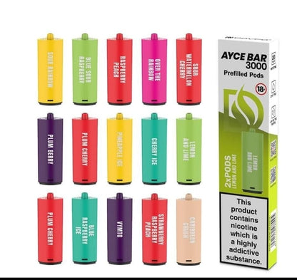 Dovpo Ayce Bar 3000 Prefilled Pods | £3 - Avalanche Vapes Blue Raspberry IcePODS