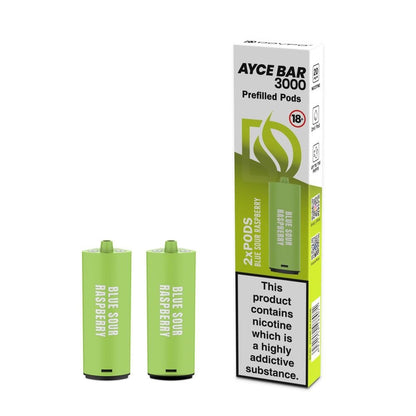 Dovpo Ayce Bar 3000 Prefilled Pods | £3 - Avalanche Vapes Blue Raspberry IcePODS