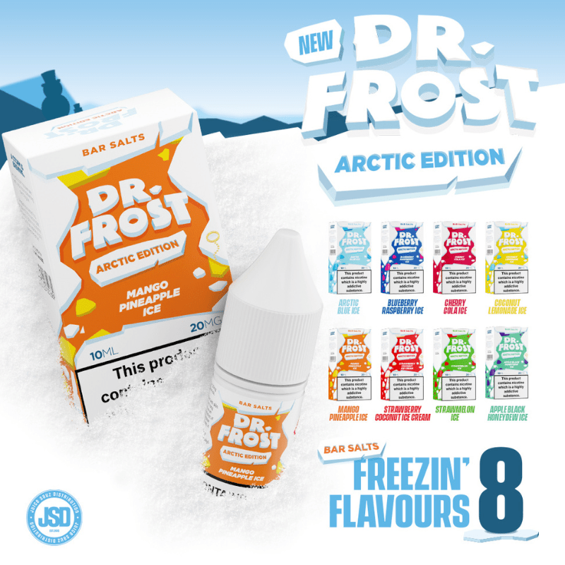 Dr Frost Arctic Bar Nic Salt | £2 - Avalanche Vapes Apple Black Honeydew Ice/ 10mg