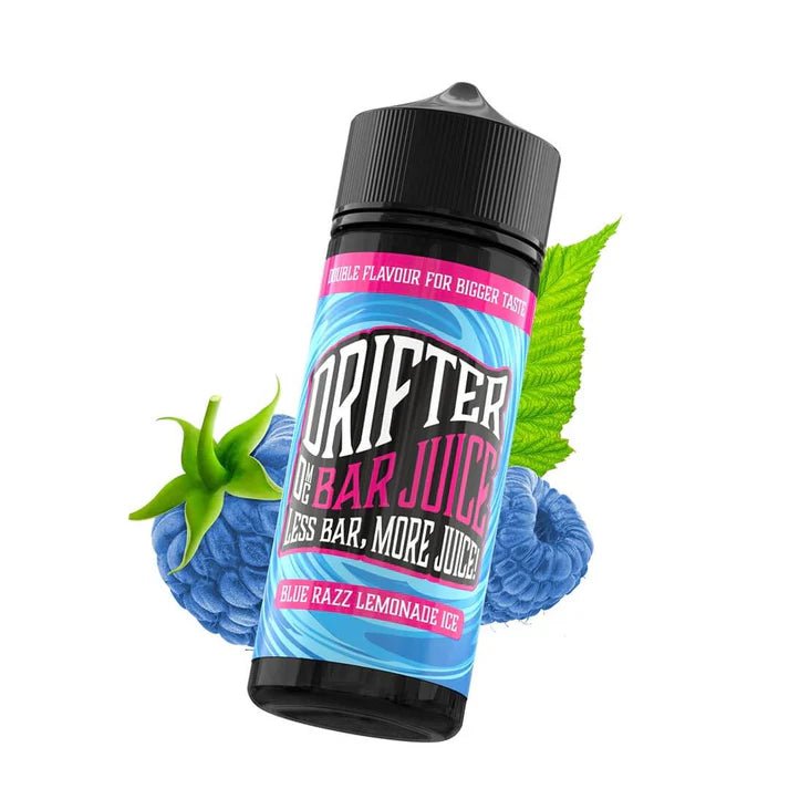 Drifter Bar Juice 100ml + 2 Nics. From £4 - Avalanche Vapes Blue Razz Lemonade Ice