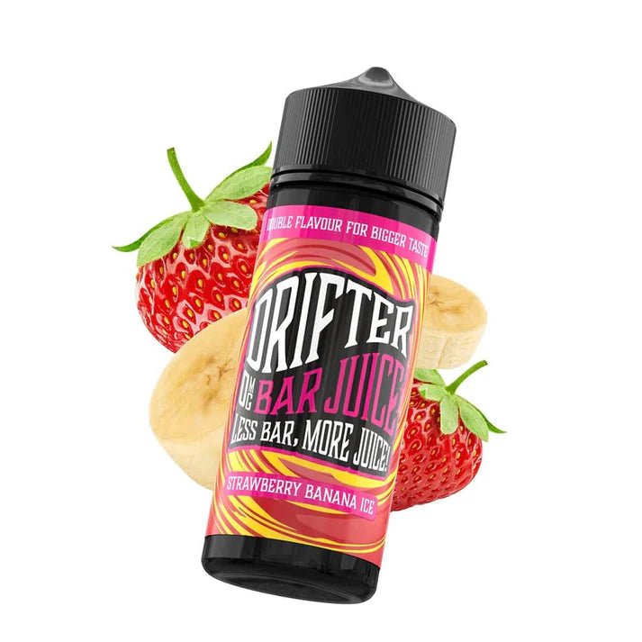 Drifter Bar Juice 100ml + 2 Nics. From £4 - Avalanche Vapes Strawberry Banana Ice