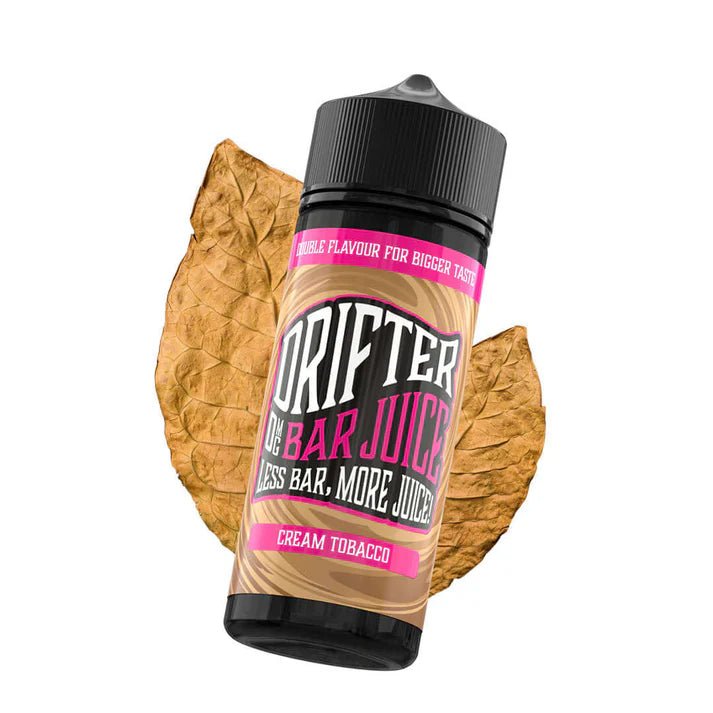 Drifter Bar Juice 100ml + 2 Nics. From £4 - Avalanche Vapes Cream Tobacco