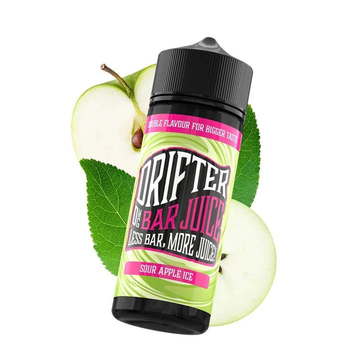 Drifter Bar Juice 100ml + 2 Nics. From £4 - Avalanche Vapes Sour Apple Ice