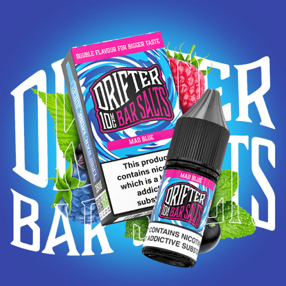 Drifter Bar Nic Salt | £1 - Avalanche Vapes Blueberry Bubblegum10mg