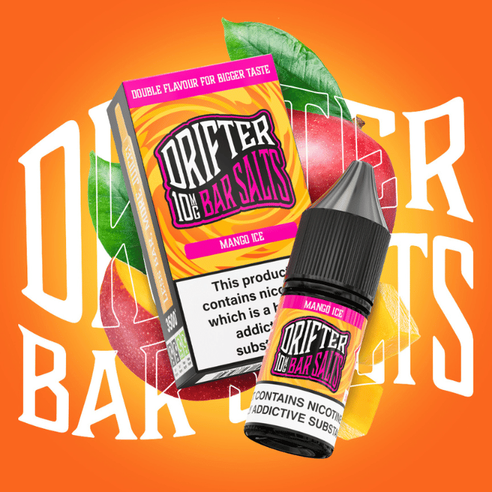 Drifter Bar Nic Salt | £1 - Avalanche Vapes Mango Ice10mg