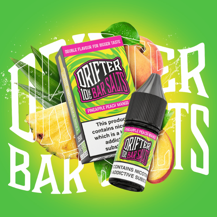 Drifter Bar Nic Salt | £1 - Avalanche Vapes Pineapple Peach Mango10mg