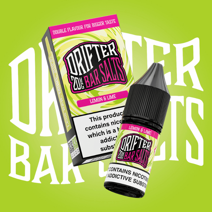 Drifter Bar Nic Salt | £1 - Avalanche Vapes Lemon Lime10mg