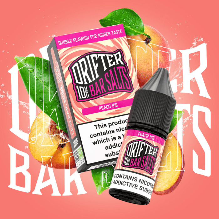 Drifter Bar Nic Salt | £1 - Avalanche Vapes Peach Ice10mg