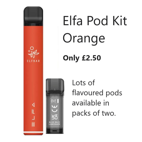 ElfBar ELFA Pod  KIT Orange (£2)