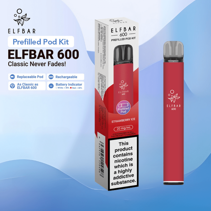ElfBar 600 Prefilled Kit | £3.50 - Avalanche Vapes WatermelonKIT