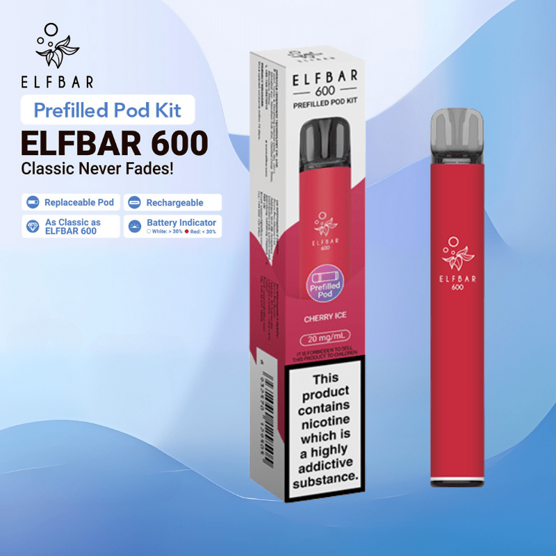 prefilled disposable vape ElfBar 600 Prefilled Kit | 600 puffs