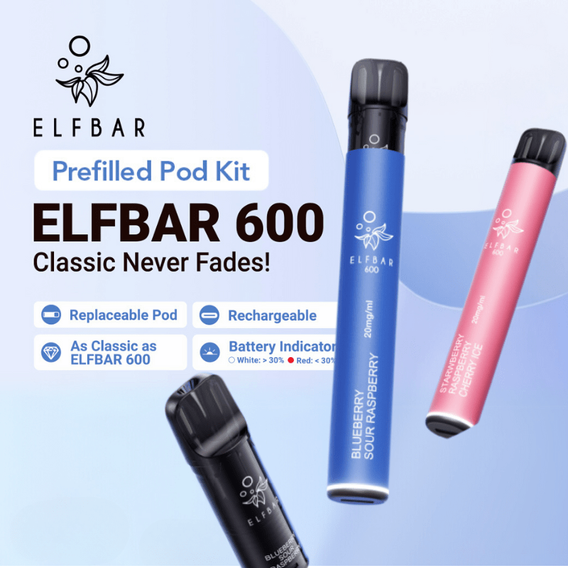 ElfBar 600 Prefilled Kit | £3.50 - Avalanche Vapes WatermelonKIT