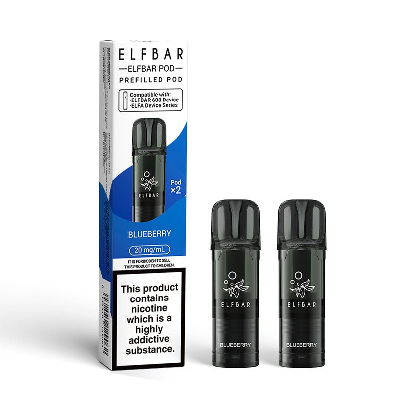 ElfBar 600 Prefilled Pods | 10 for £32 | £4 - Avalanche Vapes Blue Sour RaspberrySINGLE