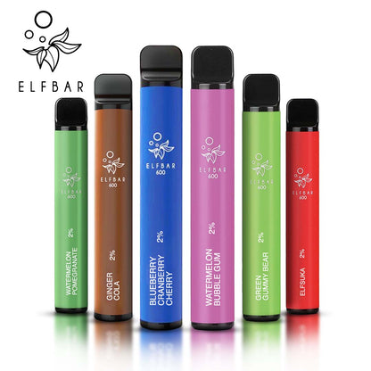 ElfBar 600 Prefilled Pods | 10 for £32 | £4 - Avalanche Vapes Cherry IceSINGLE