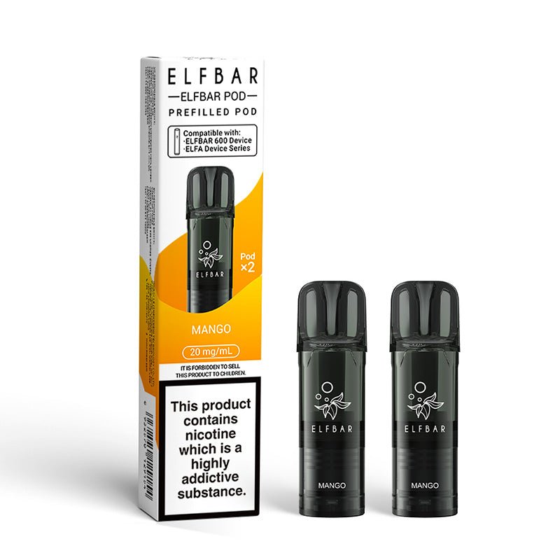 ElfBar 600 Prefilled Pods | 10 for £32 | £4 - Avalanche Vapes Elfturbo IceSINGLE