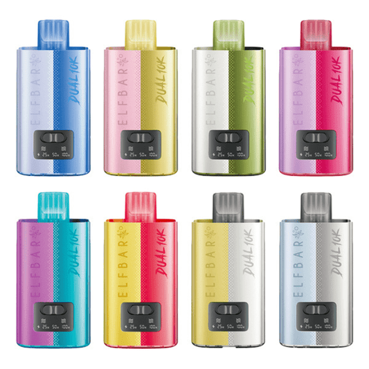 Elfbar Dual 10K Prefilled Kit | £5 - Avalanche Vapes Blue Edition