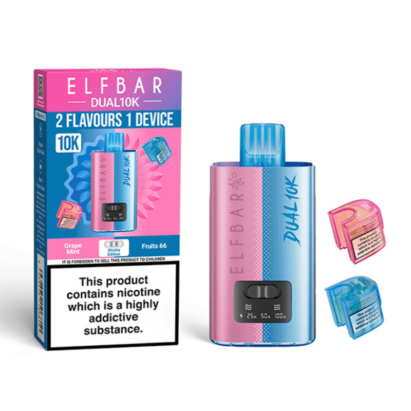 Elfbar Dual 10K Prefilled Kit | £5 - Avalanche Vapes Shisha Edition