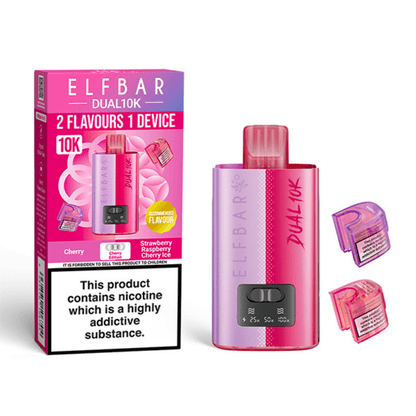 Elfbar Dual 10K Prefilled Kit | £5 - Avalanche Vapes Cherry Edition