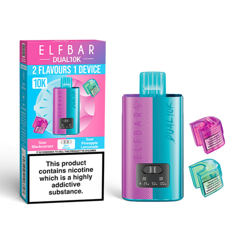 Elfbar Dual 10K Prefilled Kit | £5 - Avalanche Vapes Sour Edition
