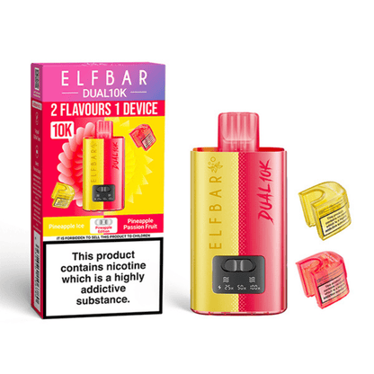 Elfbar Dual 10K Prefilled Kit | £5 - Avalanche Vapes Pineapple Edition