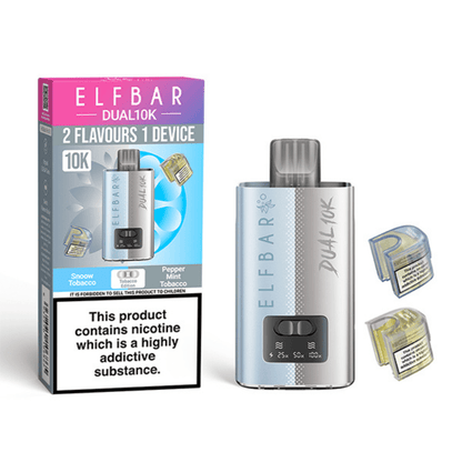 Elfbar Dual 10K Prefilled Kit | £5 - Avalanche Vapes Tobacco Edition