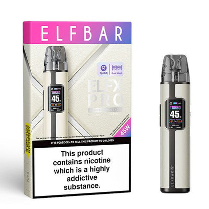 Elfbar ELFX Pro Kit | £19 - Avalanche Vapes White