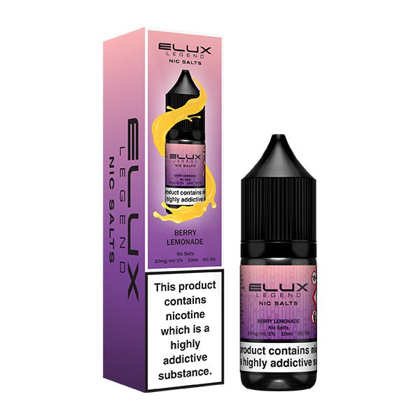 Elux Nic Salt | £1.80 - Avalanche Vapes Berry Lemonade10mg