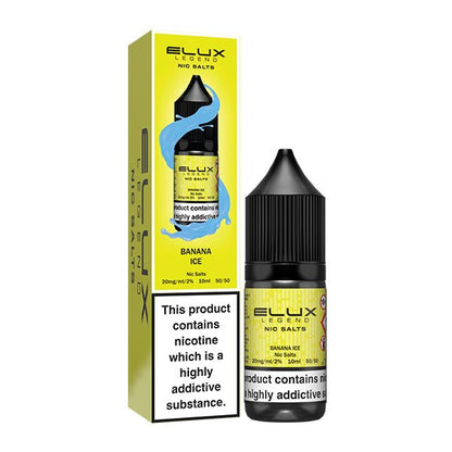 Elux Nic Salt | £1.80 - Avalanche Vapes Banana Ice10mg