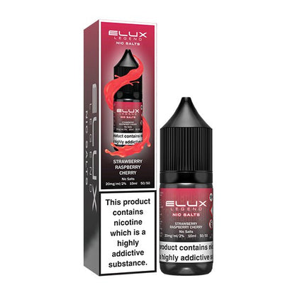Elux Nic Salt | £1.80 - Avalanche Vapes Strawberry Raspberry Cherry10mg