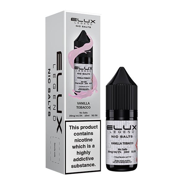 Elux Nic Salt | £1.80 - Avalanche Vapes Straight tobacco10mg