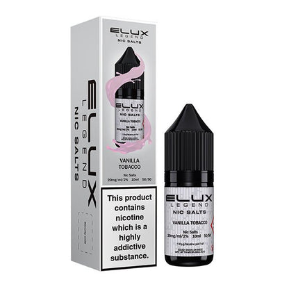 Elux Nic Salt | £1.80 - Avalanche Vapes Straight tobacco10mg