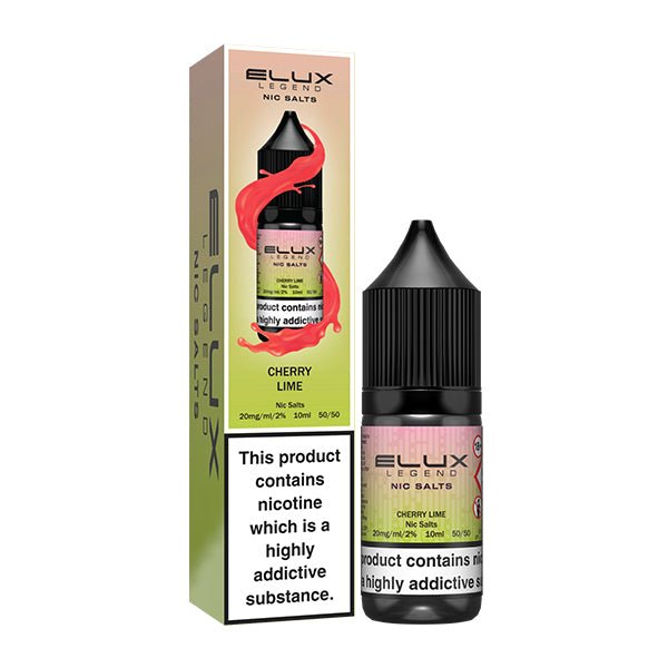 Elux Nic Salt | £1.80 - Avalanche Vapes Cherry Lime10mg