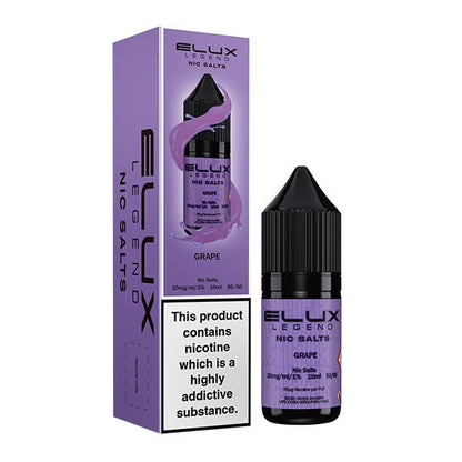 Elux Nic Salt | £1.80 - Avalanche Vapes Grape10mg