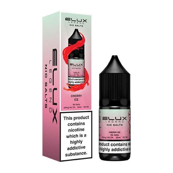 Elux Nic Salt | £1.80 - Avalanche Vapes Cherry Ice10mg