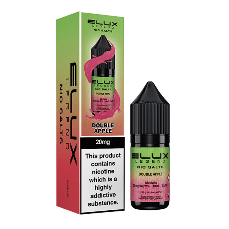 Elux Nic Salt | £1.80 - Avalanche Vapes Double Apple10mg