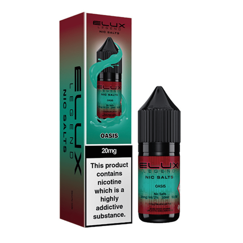 Elux Nic Salt | £1.80 - Avalanche Vapes Lemon Mint10mg