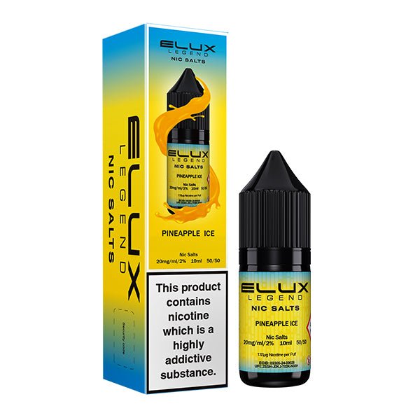 Elux Nic Salt | £1.80 - Avalanche Vapes Pineapple Ice10mg