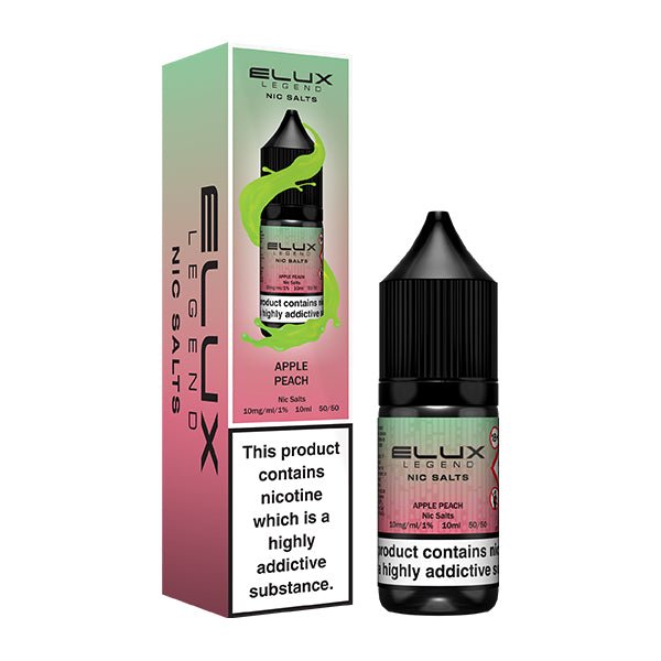 Elux Nic Salt | £1.80 - Avalanche Vapes Apple Peach10mg