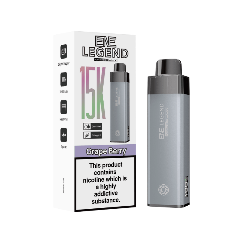 ENE 15K Prefilled Kit | £10 - Avalanche Vapes Grape BerryKIT