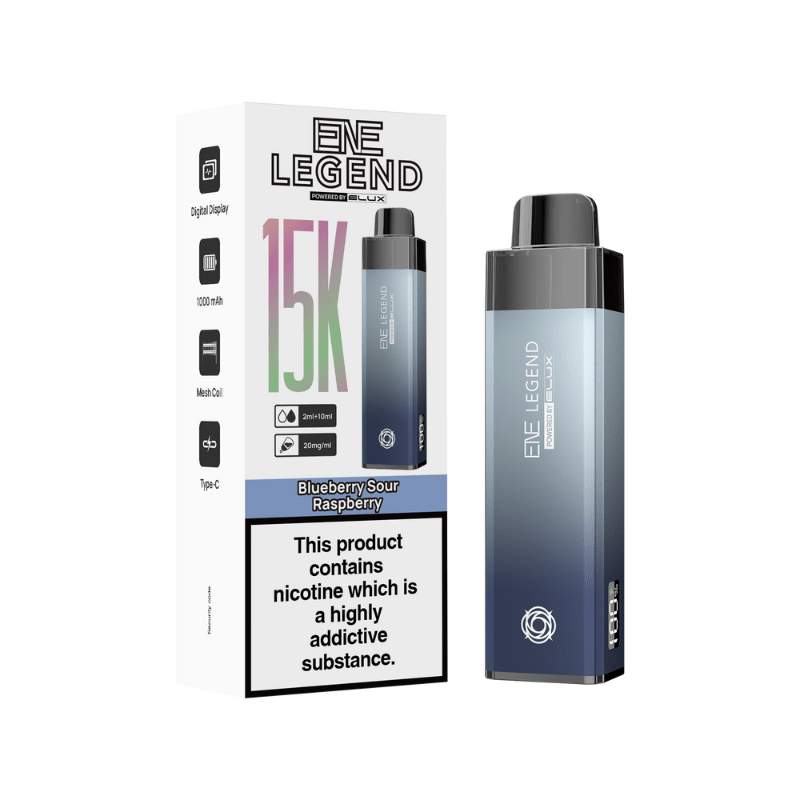 ENE 15K Prefilled Kit | £10 - Avalanche Vapes Blueberry Sour RaspberryKIT