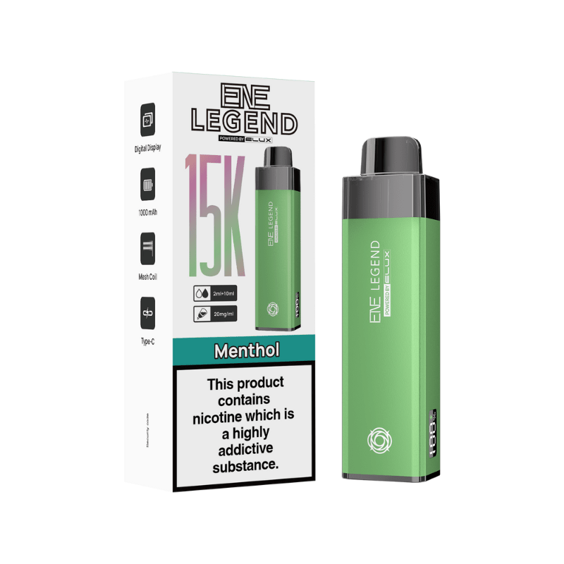 ENE 15K Prefilled Kit | £10 - Avalanche Vapes MentholKIT