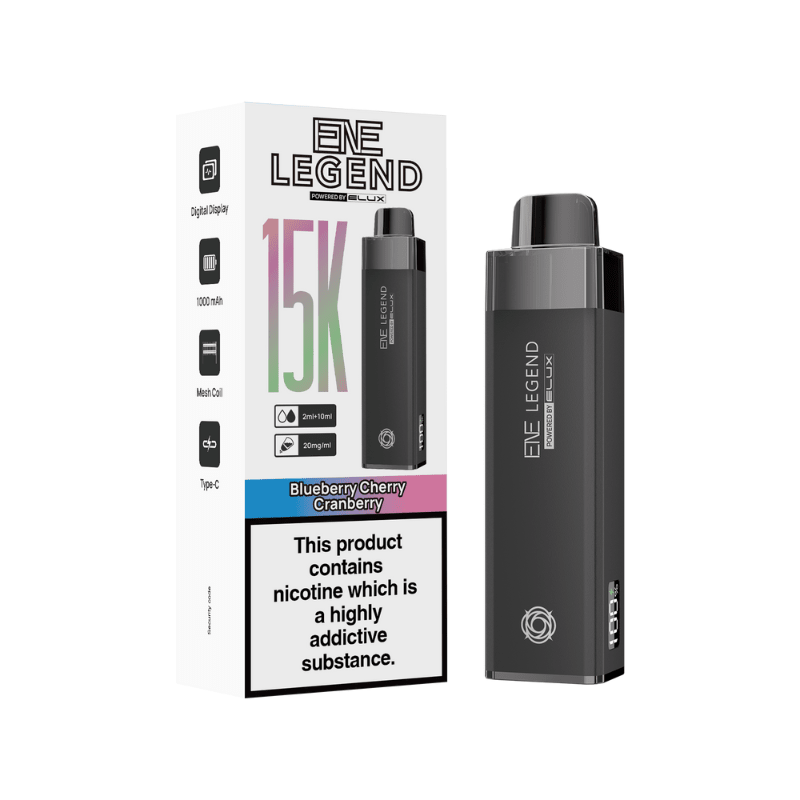 ENE 15K Prefilled Kit | £10 - Avalanche Vapes Blueberry Cherry CranberryKIT