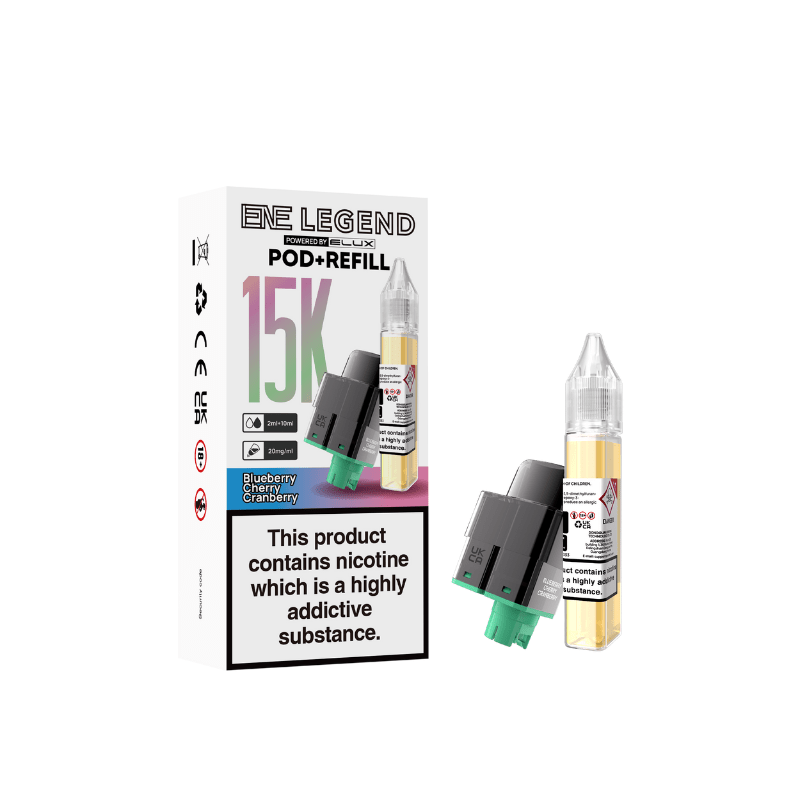 ENE 15K Prefilled Pods | £6 - Avalanche Vapes Blueberry Cherry CranberryPODS