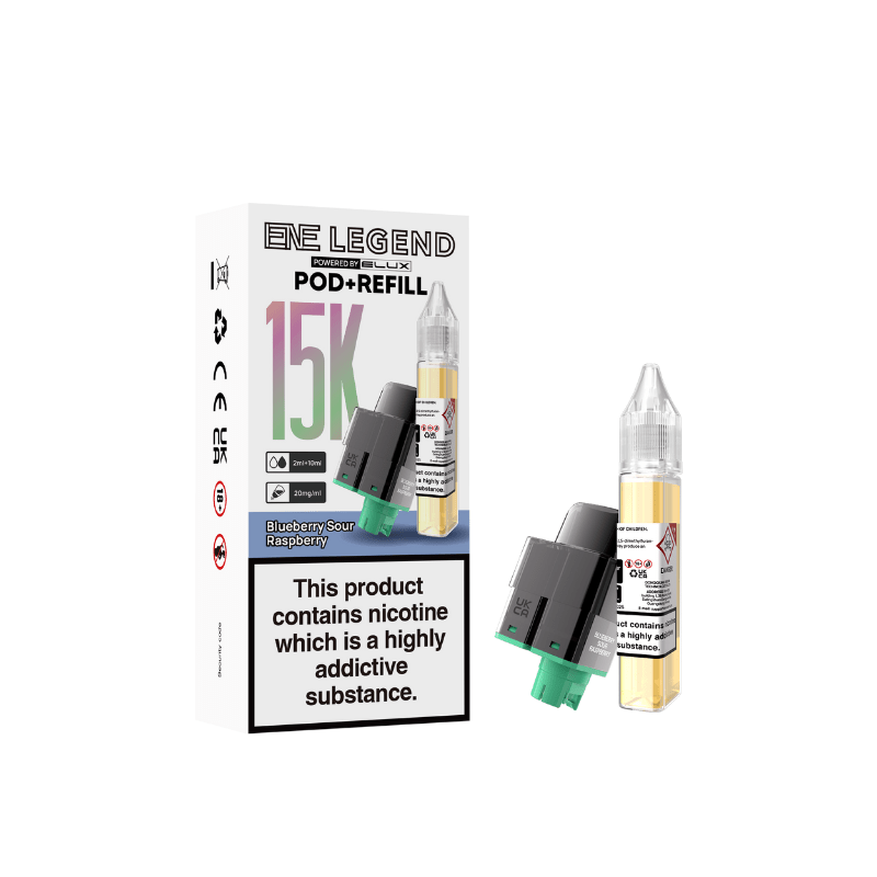 ENE 15K Prefilled Pods | £6 - Avalanche Vapes Blueberry Sour RaspberryPODS