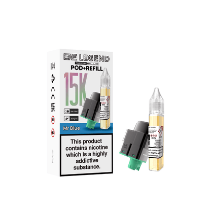 ENE 15K Prefilled Pods | £6 - Avalanche Vapes Mr BluePODS