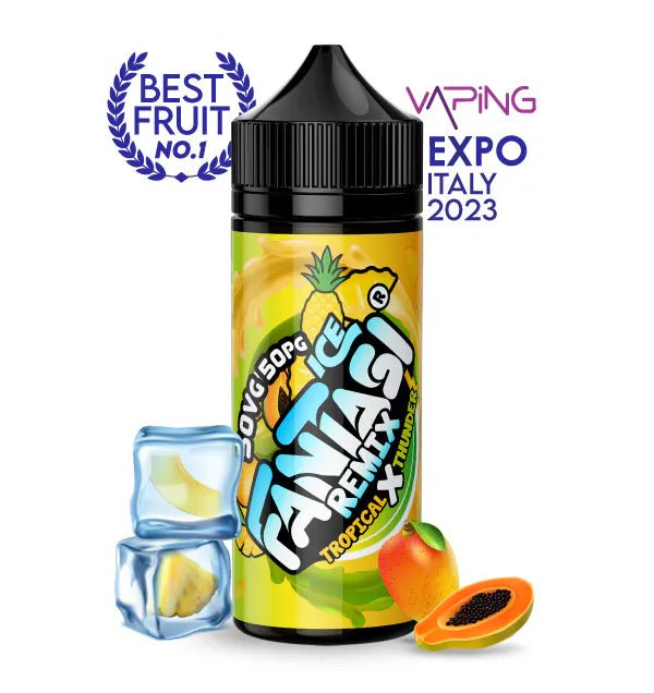 Fantasi 50/50 Shortfill | 100ml + 2 Nics | From £3 - Avalanche Vapes Tropical X Thunder Ice